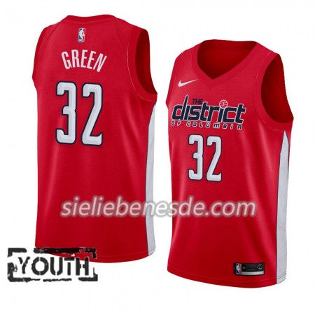 Kinder NBA Washington Wizards Trikot Jeff Green 32 2018-19 Nike Rot Swingman